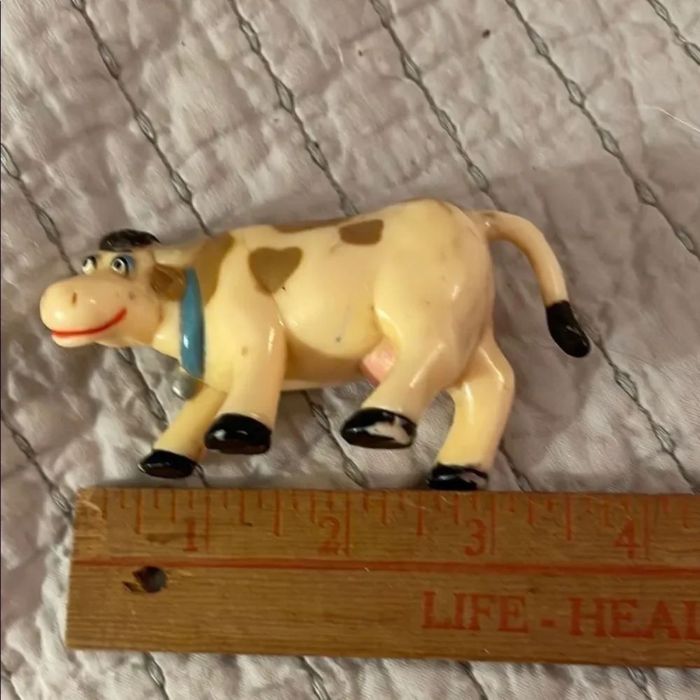 Vintage VTG Sesame Street 4 piece Animal Action Figures Playset from Farm set.